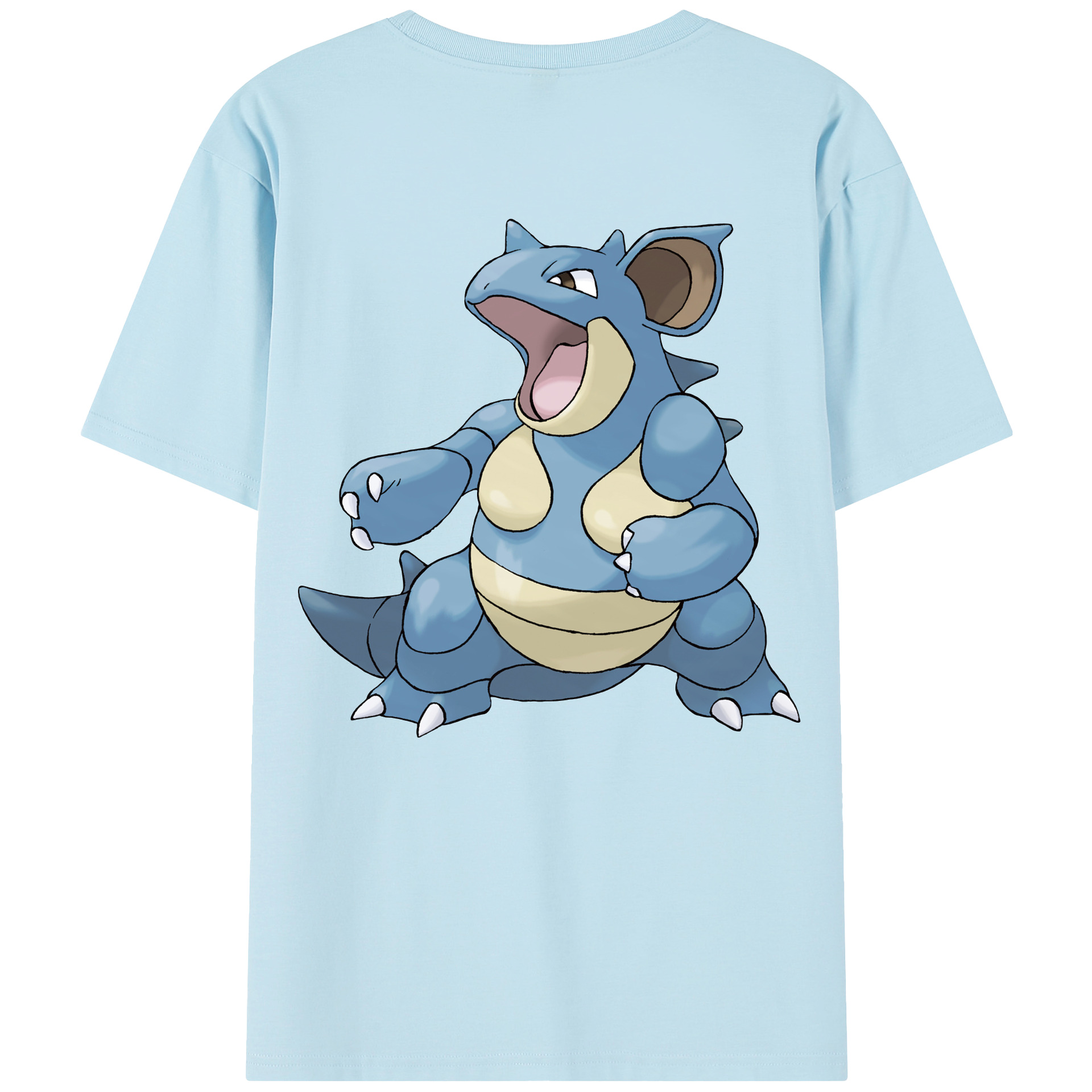 （画像用） ポケットモンスター Pokémon 綿100％半袖Tシャツ（背面プリント）